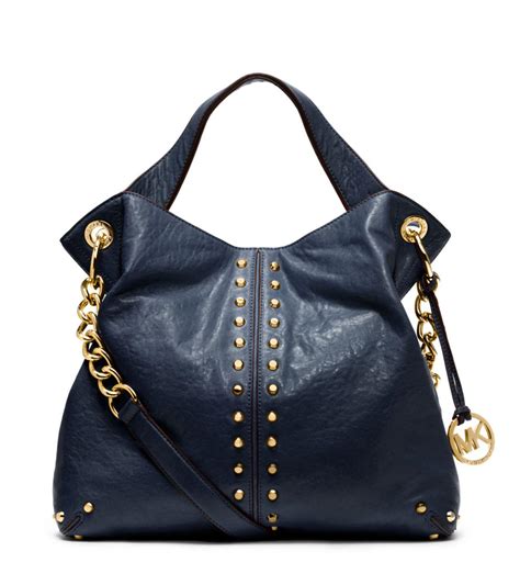 blue shoulder bag Michael Kors